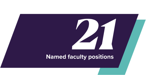 21 Named Faculty Positions