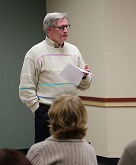 craig vansandt leads a discussion